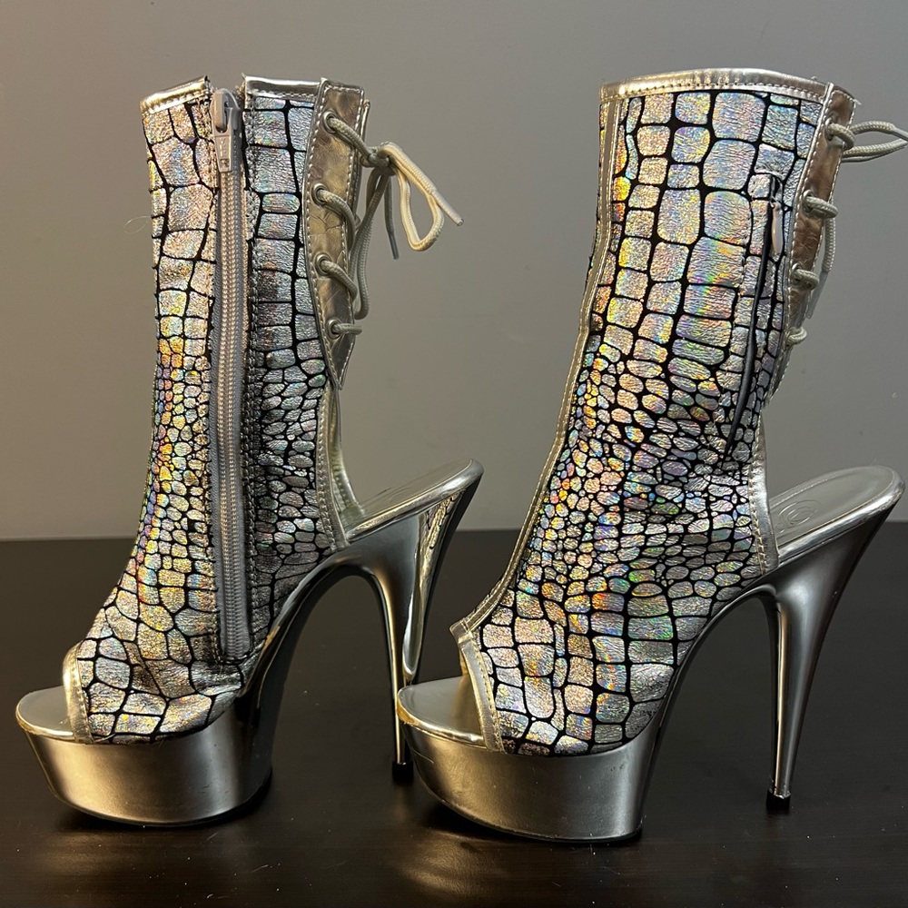 Pleaser’s Shoes Delight-1018HG
Holographic Crackle